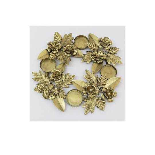 Vienna Candle Wreath - Gold